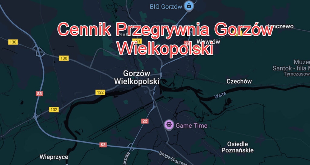 Cennik cena Przegrywania Gorzów Wielkopolski