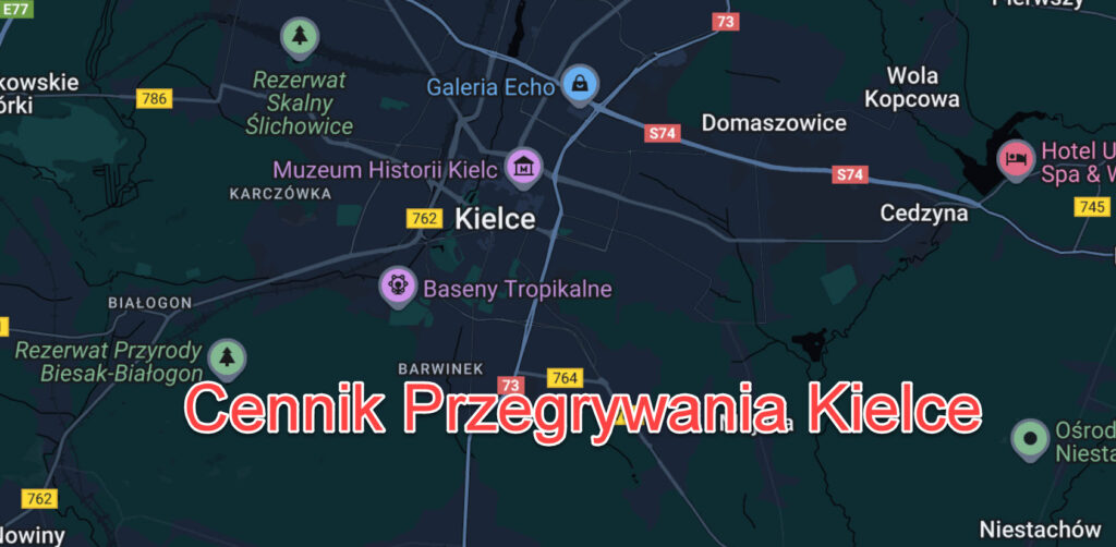 Cennik cena przegrywania Kielce