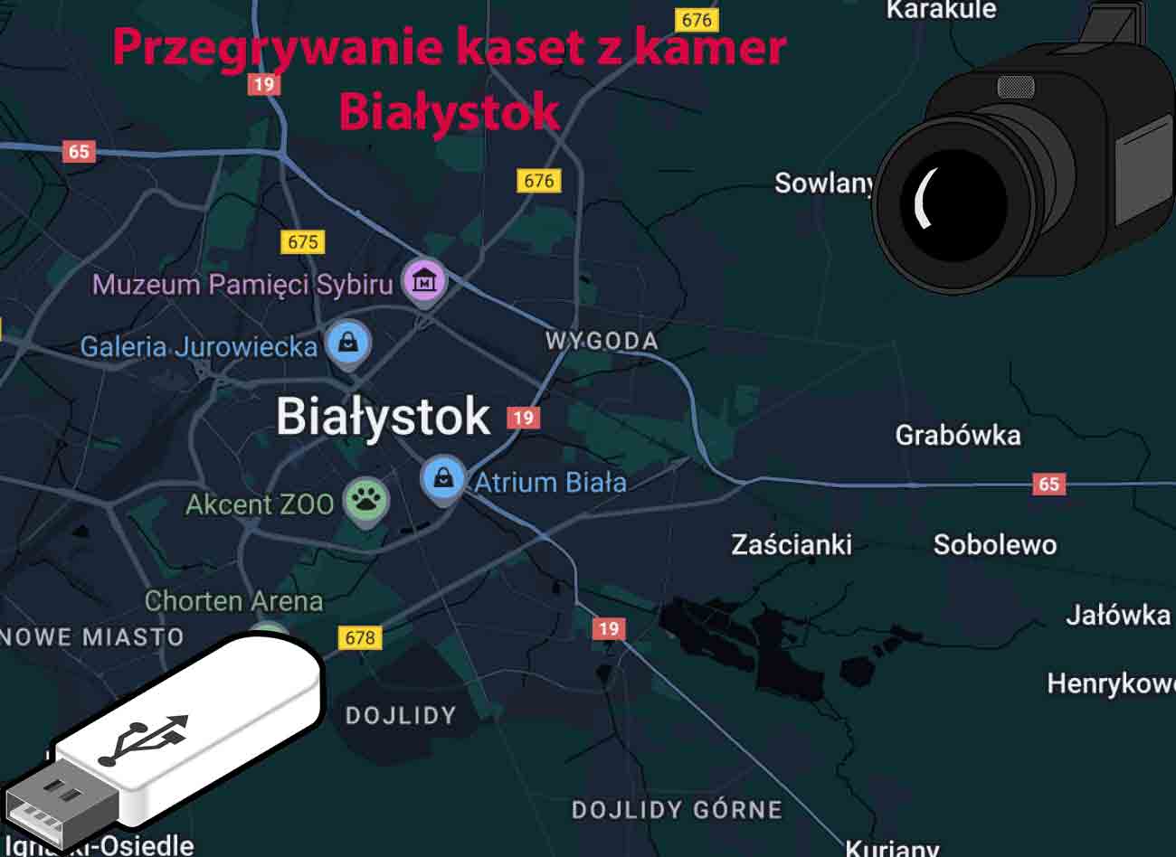 Przegrywanie kaset Hi8 Białystok