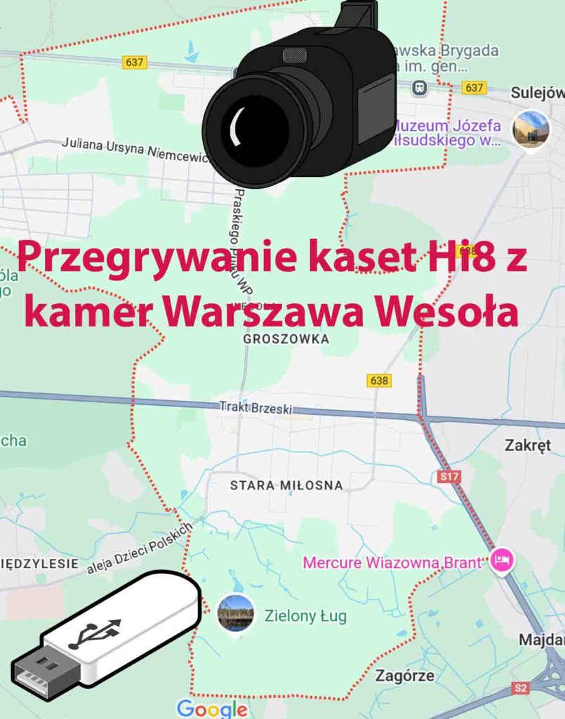 Przegrywanie kaset Hi8 Wesoła