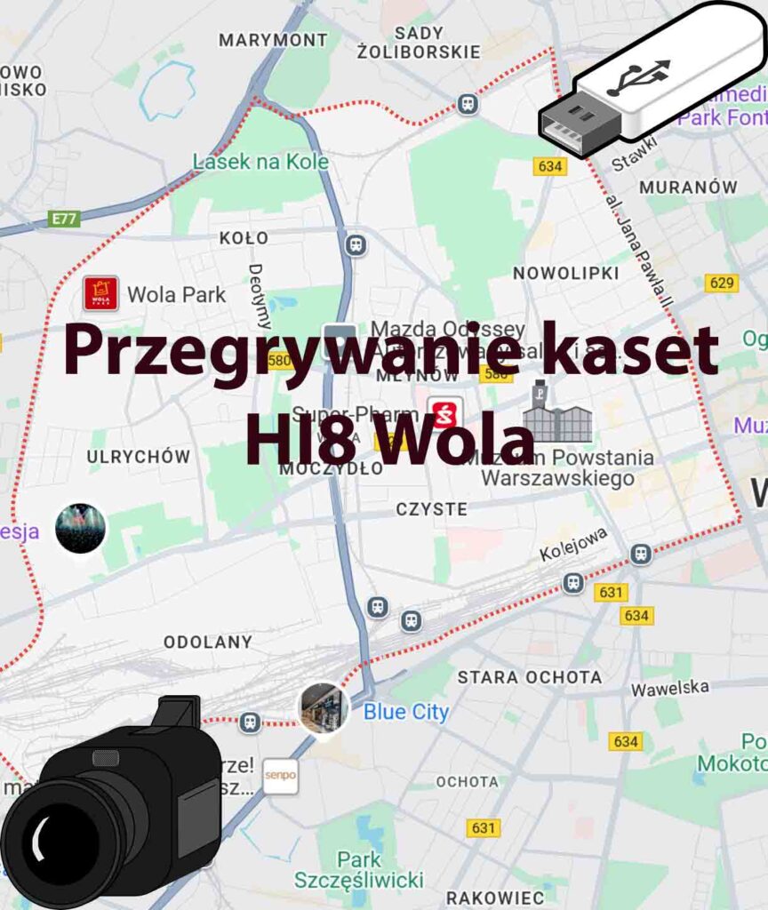 Przegrywanie kaset Hi8 Wola