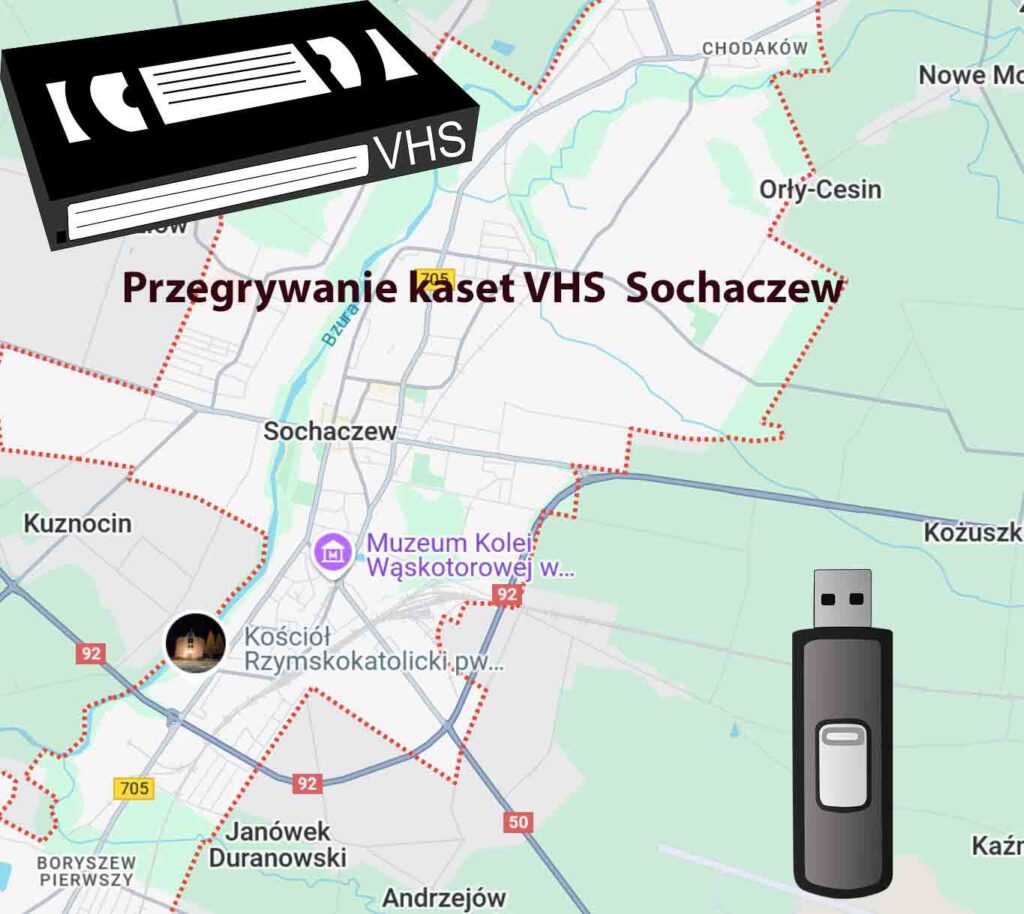 Przegrywanie kaset VHS Sochaczew