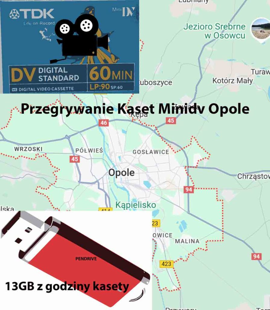 Przegrywanie kaset minidv Opole