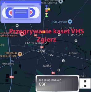 Przegrywanie kaset VHS Zgierz