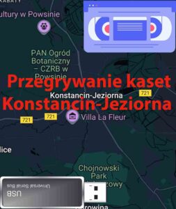 Przegrywanie kaset VHS Konstancin-Jeziorna