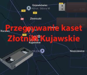 Przegrywanie kaset VHS Złotniki Kujawskie